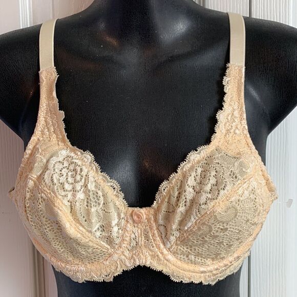 Breezies Unlined Underwire Lace Bra 34A - Picture 2 of 11